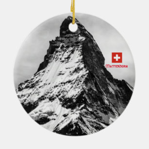 Matterhorn Switzerland Panoramic Keramikornament