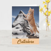 Matterhorn Tabby Karte (Gelbe Blume)