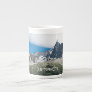 Matterhorn-Tasse Porzellantasse