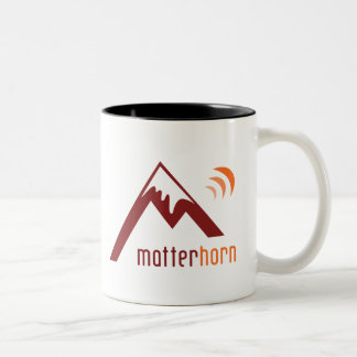 Matterhorn-Tassen im Tagebau Zweifarbige Tasse