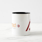 Matterhorn-Tassen im Tagebau Zweifarbige Tasse (Mittel)