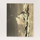 Matterhorn und Wolken Puzzle (Vertikal)