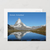 Matterhorn Zermatt Schweiz Postkarte (Vorne/Hinten)