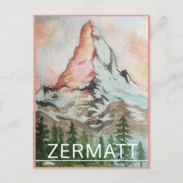 Matterhorn Zermatt Schweiz Postkarte