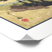 Matterhorn, Zermatt Schweiz Vintage Kunst Print Poster (Ecke)