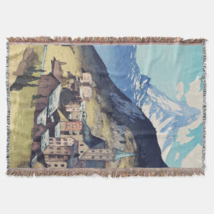 Matterhorn, Zermatt Schweiz Vintage-Kunstprint Decke