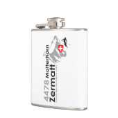 Matterhorn-Zermatt Skifahren Flachmann (Links)