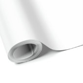 Mattes weißes Wrapping Paper, 15 cm x 45 Fuß Geschenkpapier (Rolleneckpunkt)