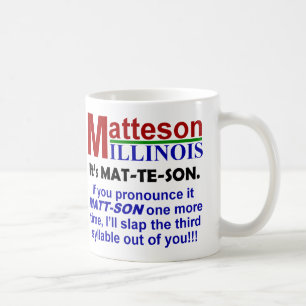 Matteson, Illinois Kaffeetasse