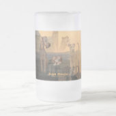 Mattglastasse "Irish Terrier" Mattglas Bierglas (Mittel)