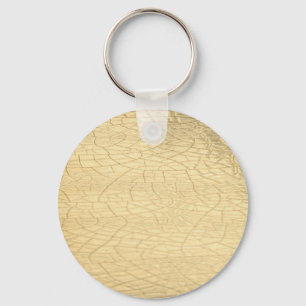 Mattgold Schlüsselanhänger