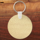 Mattgold Schlüsselanhänger (Vorderseite)