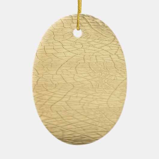 Mattgoldstein Keramikornament (Vorne)