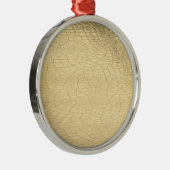 Mattgoldstein Ornament Aus Metall (Rechts)