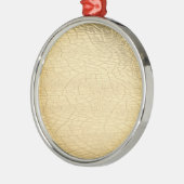 Mattgoldstein Ornament Aus Metall (Links)