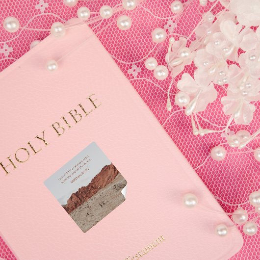 Matthäus 28:20 Aufkleber – Desert Faith Collection