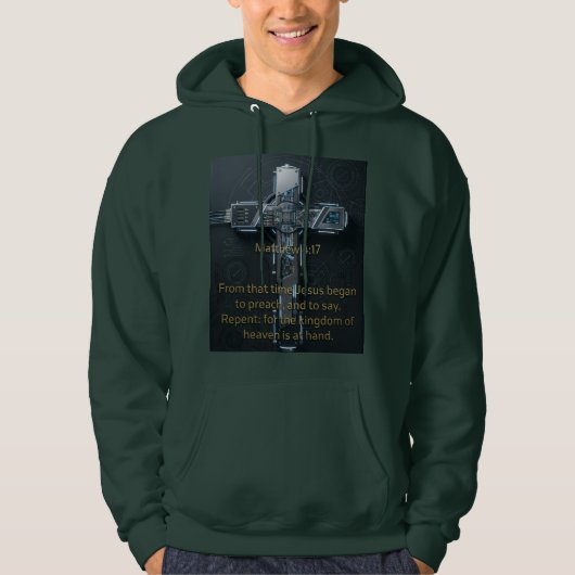 Matthäus 4:17 – Tut Buße Kapuzenpullover Hoodie (Vorderseite)