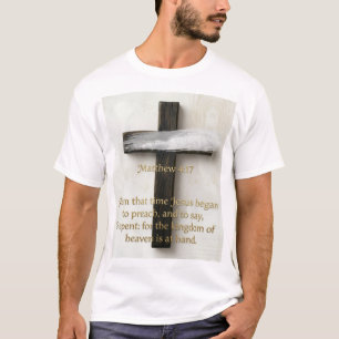 Matthäus 4:17 – Tut Buße Kreuz T-Shirt