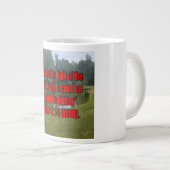 Matthäus 5:14 WEBU Mug Jumbo-Tasse (Vorderseite Rechts)