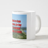 Matthäus 5:4 WEBU Mug Jumbo-Tasse (Vorderseite Rechts)