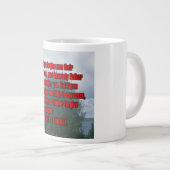 Matthäus 6:14-15 WEBU Mug Jumbo-Tasse (Vorderseite Rechts)