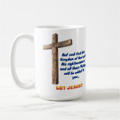 Matthäus 6:33 Kreuz Kaffeetasse (Links)