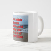 Matthäus 6:33 WEBU Mug Jumbo-Tasse (Vorderseite Rechts)