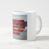 Matthäus 6:34 WEBU Tasse (Vorderseite Rechts)