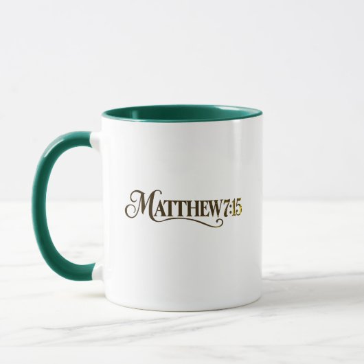 Matthäus 7:15 tasse (Links)
