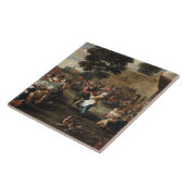Mattheus van Helmont - Bauernfest Fliese (Seite)