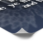 Matthew 10:16 BIBLE QUOTE SHEEP UNTER WOLVES Poster (Ecke)