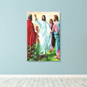 Matthew 10 Jesus sendet die Zwölf Leinwand aus (Insitu (Holzboden))