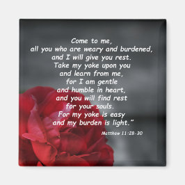 Matthew 11:28-30 magnet