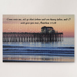 Matthew 11:28 Christliche Schrift Puzzle