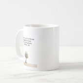 Matthew 11:28 Christlicher Becher | Ermutigungsges Kaffeetasse (Vorderseite Links)