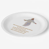 Matthew 11:28 Geschenke Pappteller (Schrägansicht)
