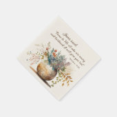 Matthew 11:28 Jesus sagte, Komm zu mir Bibel Verse Serviette (Ecke)