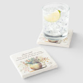 Matthew 11:28 Jesus sagte, Komm zu mir Bibel Verse Steinuntersetzer (Seitenansicht)