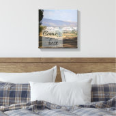 Matthew 11:28 Leinwanddruck | Dir Ruhe geben (Insitu (Schlafzimmer))