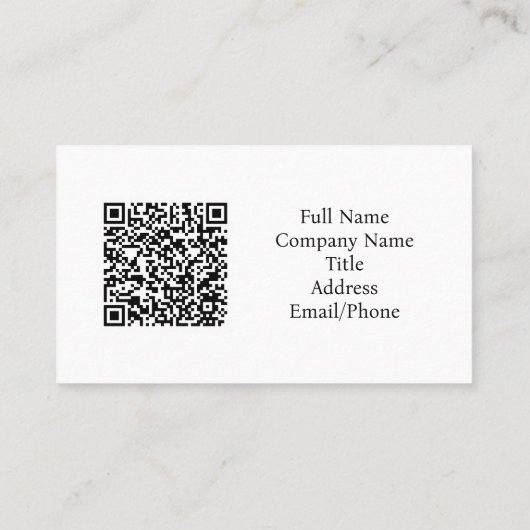 Matthew 11:28 Ocean Red Sunset QR-Code Visitenkarte (Rückseite)