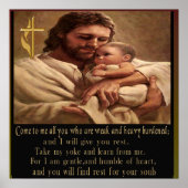 Matthew 11:28 Poster (Vorne)