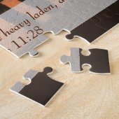 Matthew 11:28 Sunset Pier Puzzle (Seite)