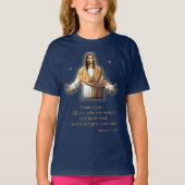 Matthew 11:28 T-Shirt (Vorderseite)