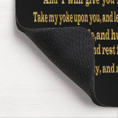 Matthew-11:28Mausunterlage Mousepad (Ecke)