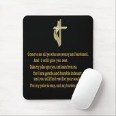 Matthew-11:28Mausunterlage Mousepad (Mit Mouse)