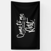 Matthew 11 Bibelverse Banner (Vertikal)