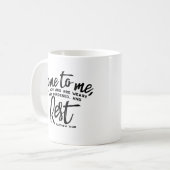 Matthew 11 Bibelverse Kaffeetasse (Vorderseite Links)