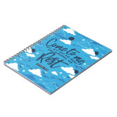 Matthew 11 Bible Verse und Blue Cloud Sky Muster Notizblock (Linke Seite)