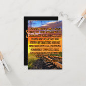 Matthew 13:15 KJV Bible Verse Pic Greeting Karte (Vorderseite/Rückseite Beispiel)