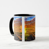 Matthew 13:15 KJV Bible Verse Pic Two-Tone Tasse (Vorderseite Links)